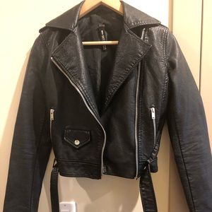 Faux Leather Jacket